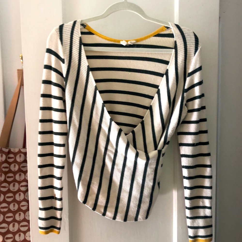 Women’s Anthropologie reversible sweater/shirt